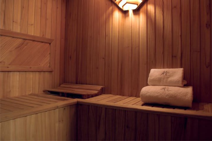 Sauna del Apart Hotel & Spa Congreso