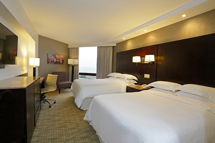 Las habitaciones brindan camas Sheraton Sweet Sleeper® Bed