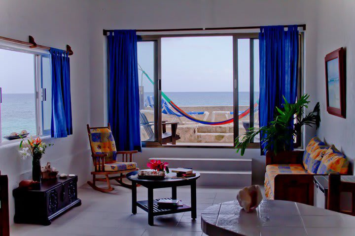 El hotel Ventanas al Mar también cuenta con suites