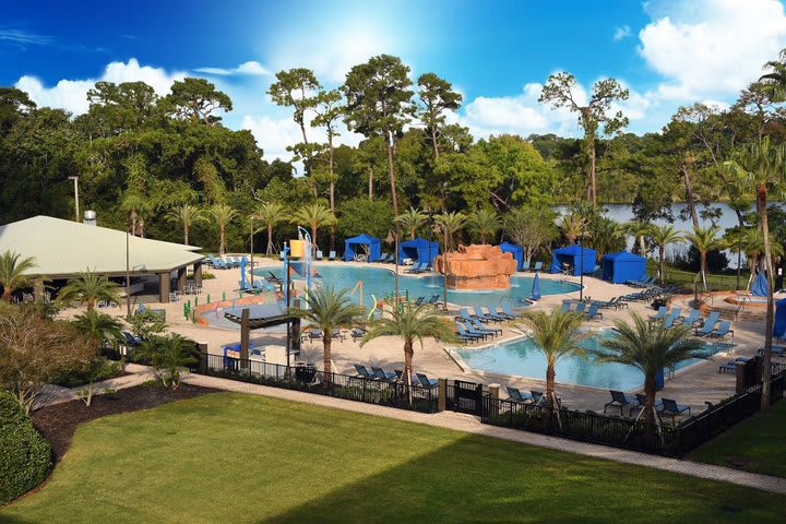 The pool at the resort