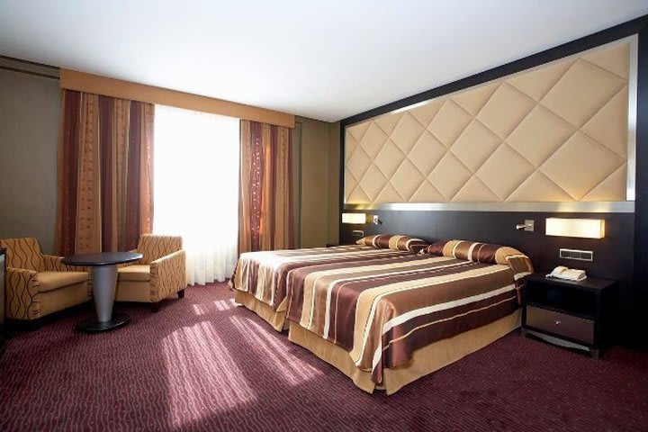 Habitación del hotel HCC St. Moritz en Barcelona