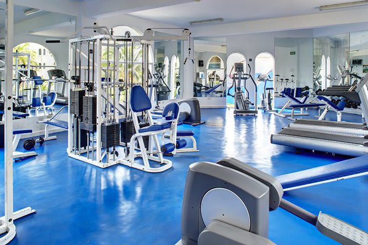 Equipped fitness center