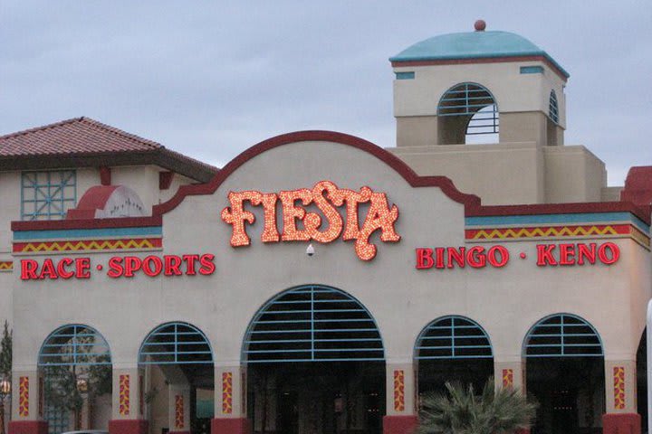 Facade of the Fiesta Rancho hotel in Las Vegas