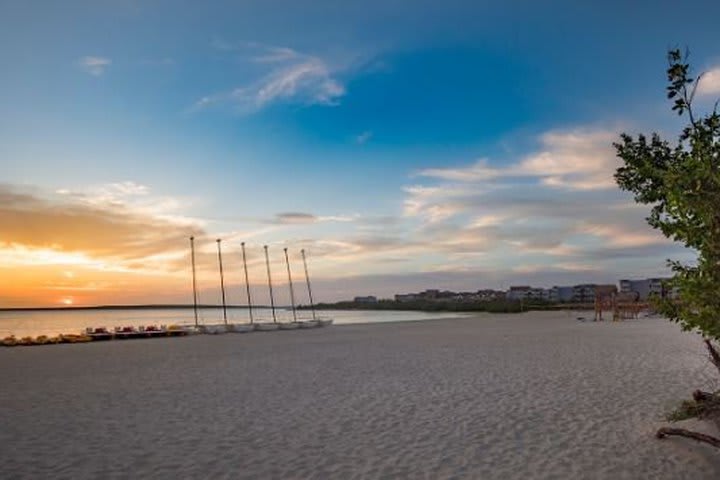 Beach at the hotel