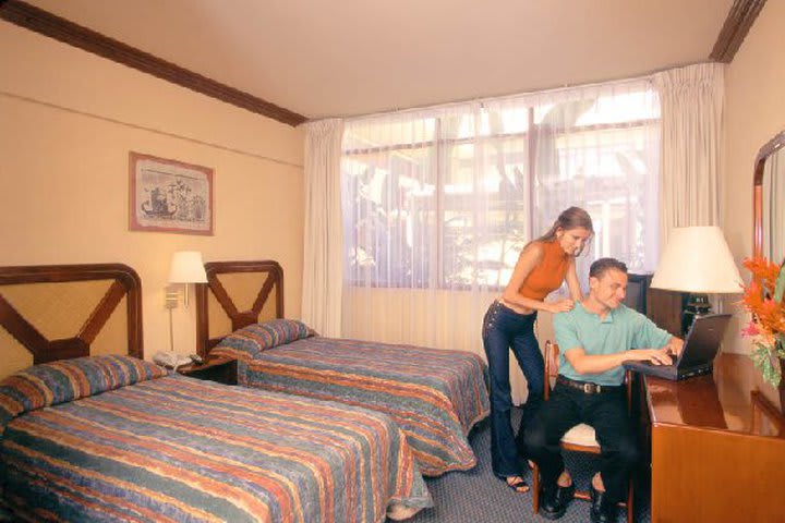 Superior guest room with two double beds