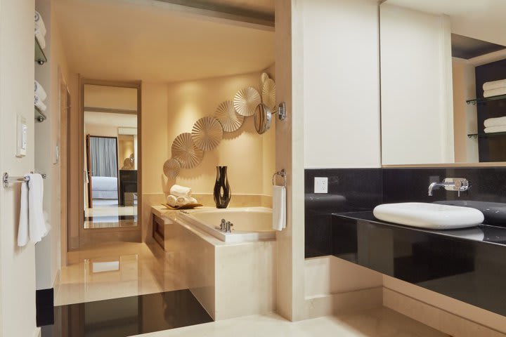 Bathroom of a suite