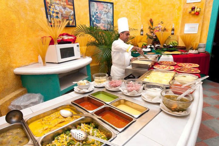 Dominico’s restaurant serves buffet service