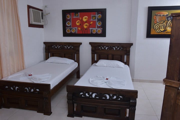 Habitación con dos camas