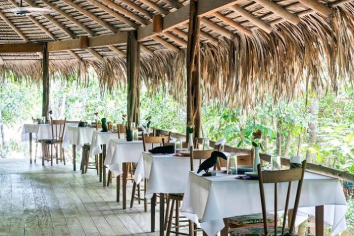 Restaurant at the Anavilhanas Jungle Lodge