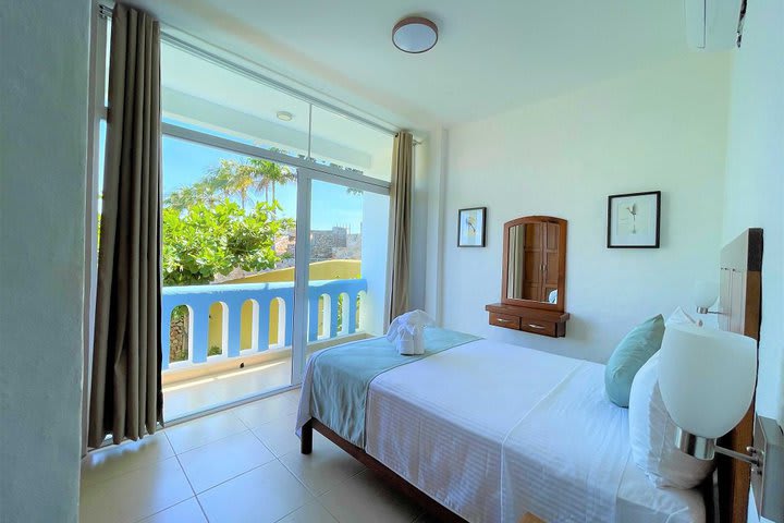 Bedroom in the villa