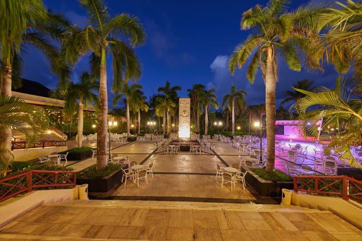 Terraza en el área del lobby