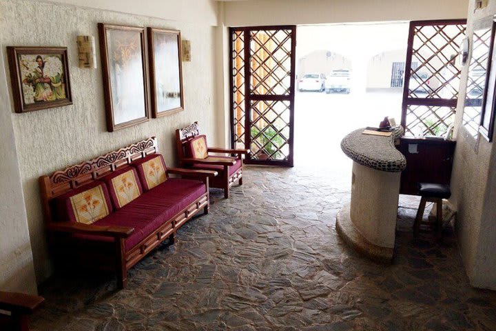 Lobby and front desk