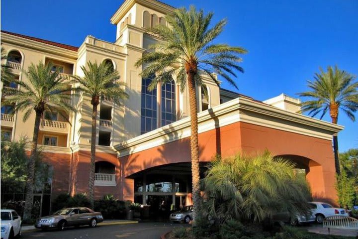 Entrada del hotel JW Marriott en Las Vegas