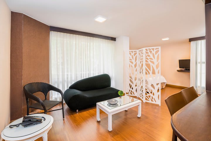 Sitting area in an executive loft apartment