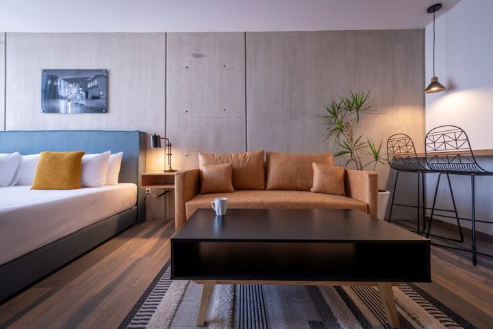 Sitting area in a loft