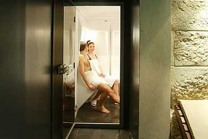 Relax in the 17th-century steam room of the Saint James & Albany hotel