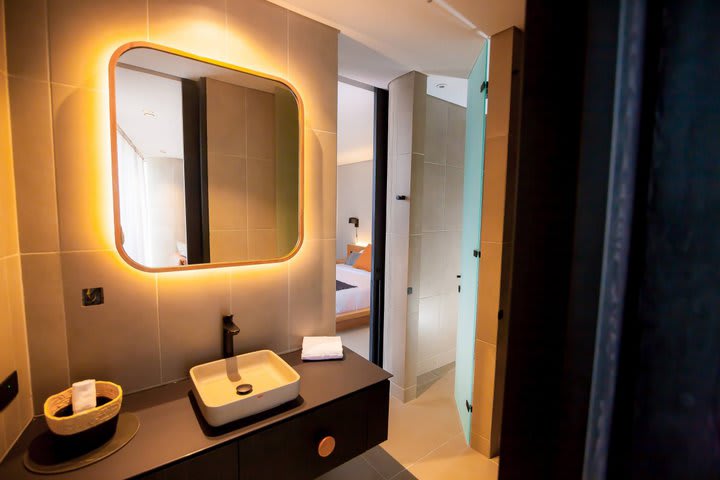 View of a private bathroom