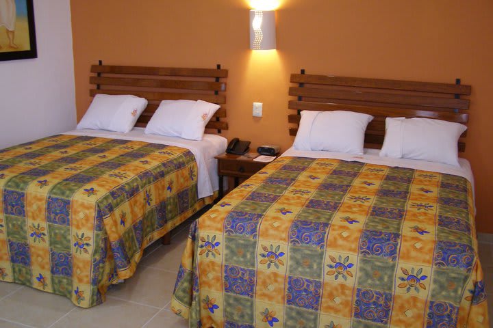 Habitación estándar del  hotel María José en Mérida