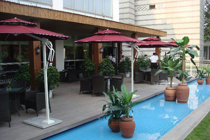 Terrace at the Beijing North Star Continental Grand hotel