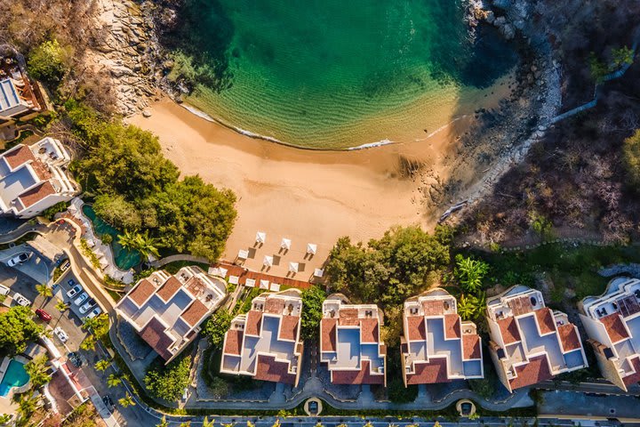 Hotel frente a la playa