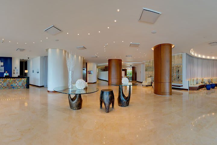 Lobby at the hotel