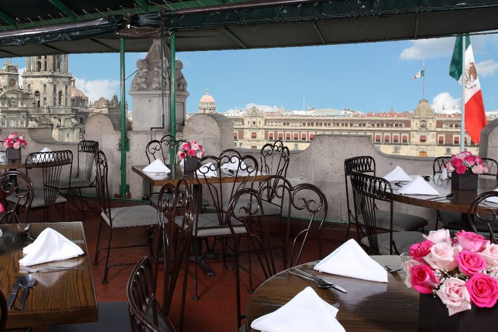 Terrace with views to the Zócalo