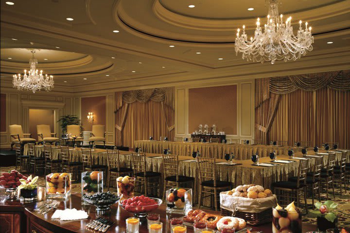 Set up in a meeting room at The Ritz-Carlton, San Francisco