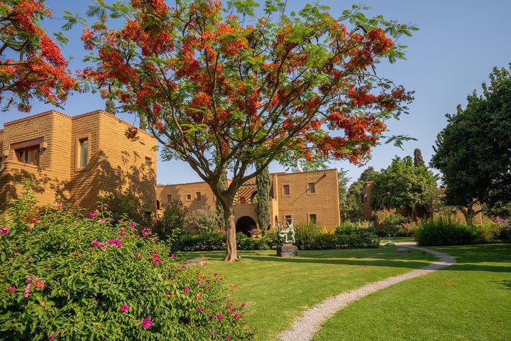 View of the gardens