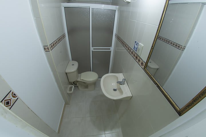 Baño privado de la habitación sencilla