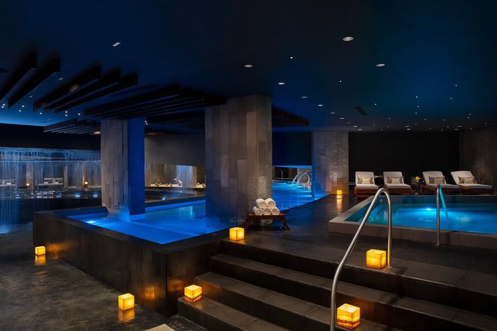 Hydrotherapy circuit in the Spa