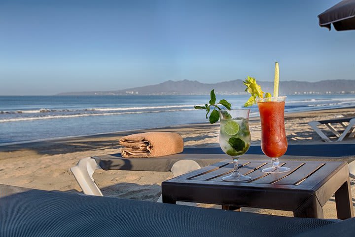 Service at the beach