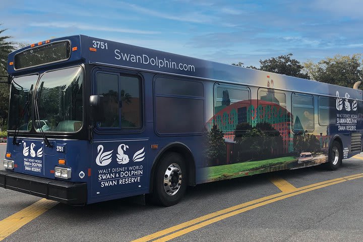 Bus transportation is provided to some Disney theme parks