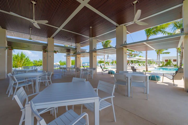 Outdoor sitting area