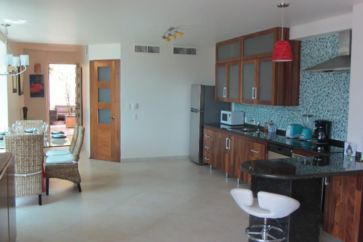 Kitchen in a master suite