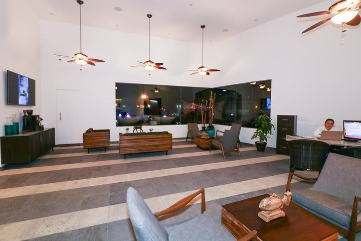 Front desk and lobby