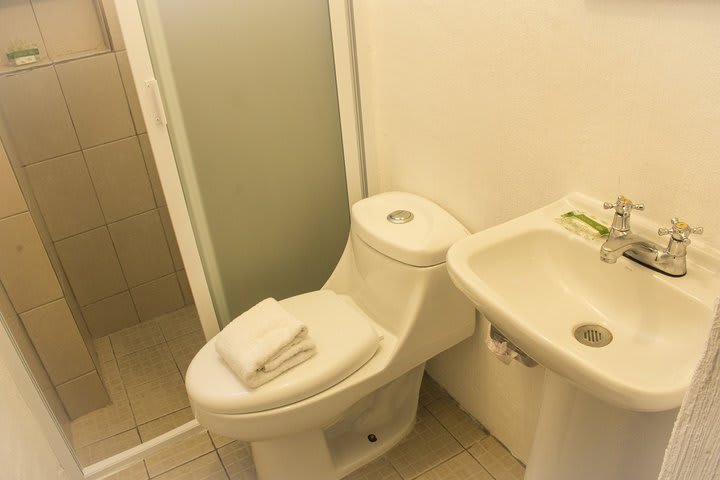 Baño privado de una habitación