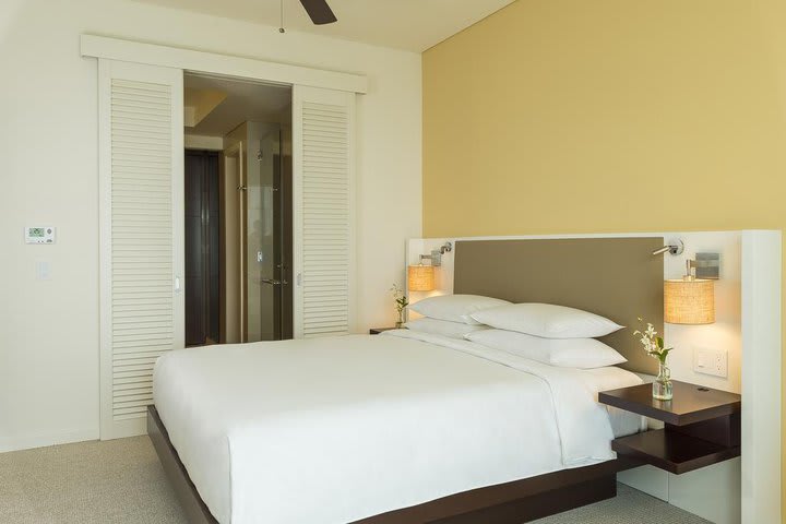 Guest rooms are equipped with air conditioning