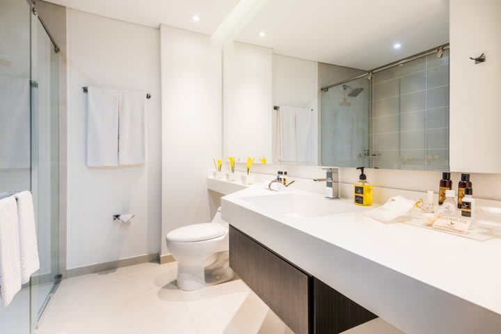 Interior of a bathroom