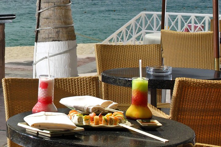 Sushi bar at the Pueblo Bonito Rose Resort & Spa