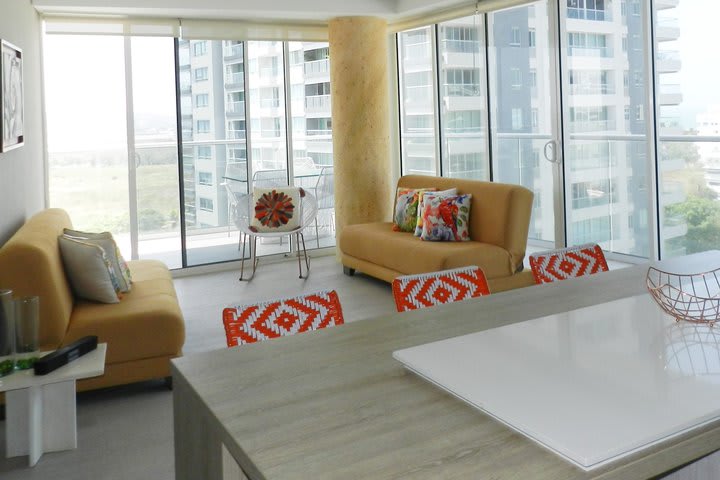 Sitting area of the apartment