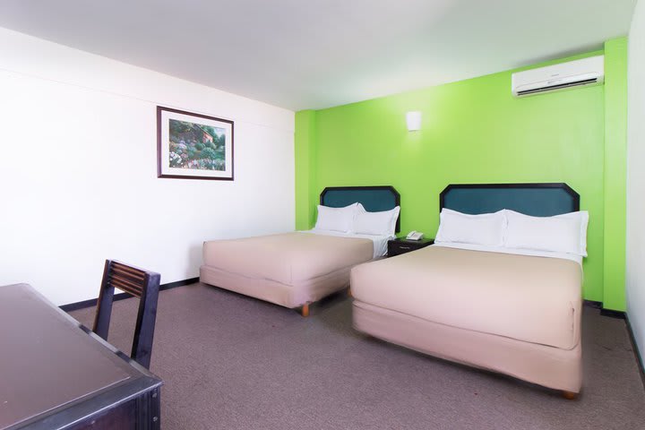 Air-conditioned guest rooms