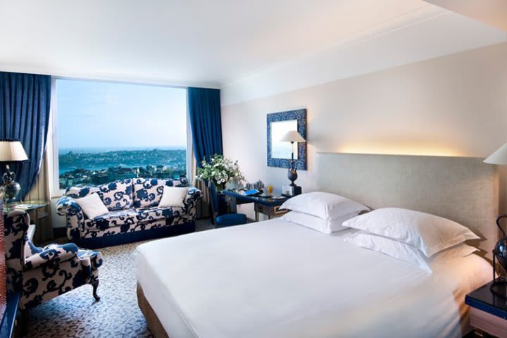 The Marmara Taksim hotel in Istanbul has 376 guest rooms