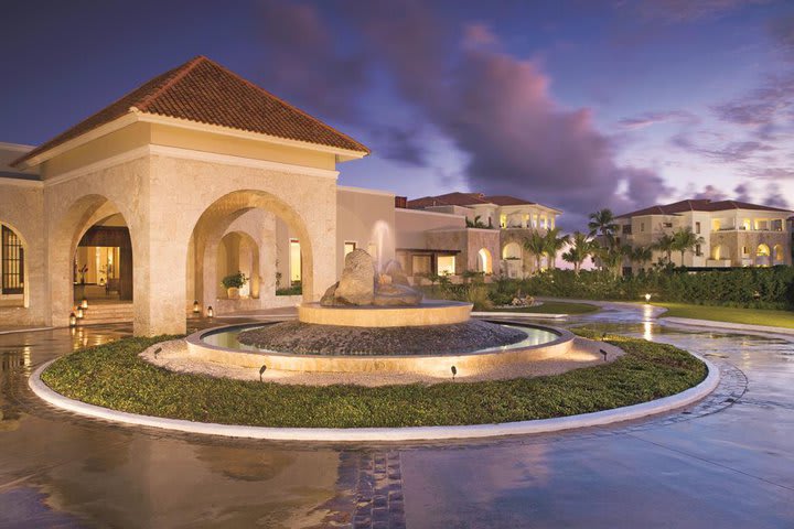 Night view of the resort