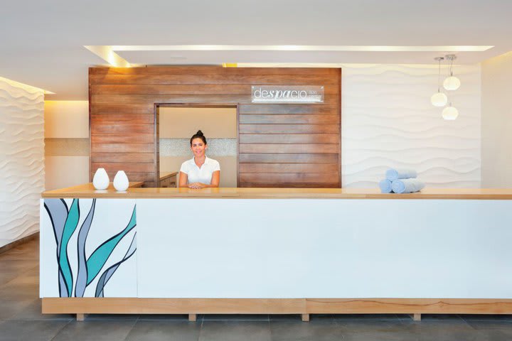 Spa front desk