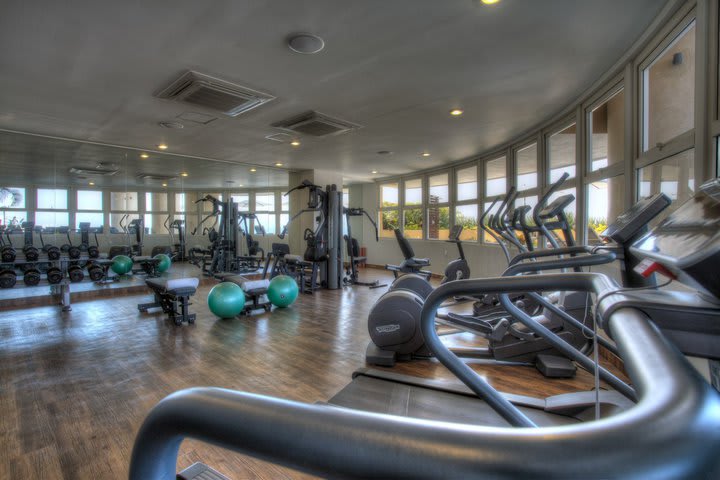 Modern fitness center