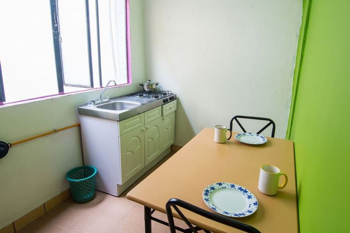 Kitchenette in a junior suite