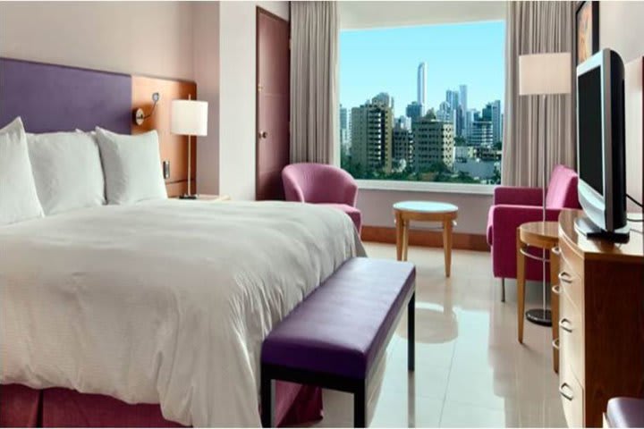 El Hilton Cartagena te ofrece habitaciones con vista a la ciudad