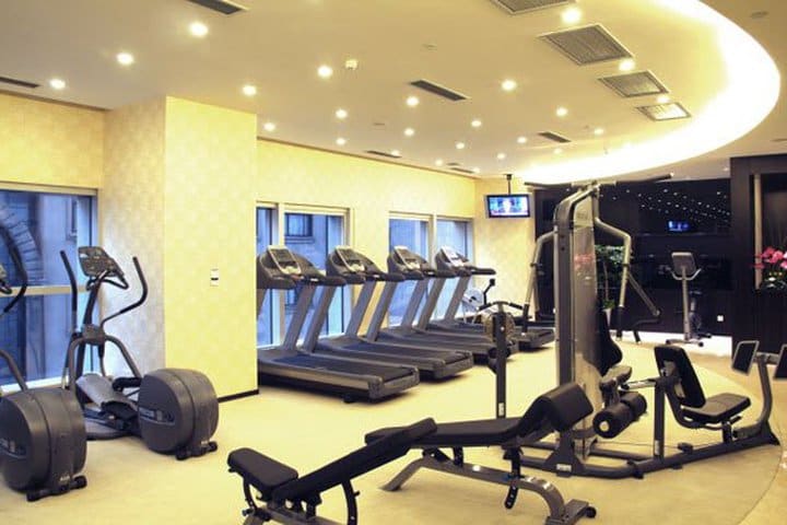 Equipped fitness center