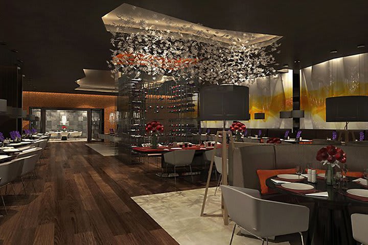 Fuego, restaurant with fusion cuisine (computer-generated image)