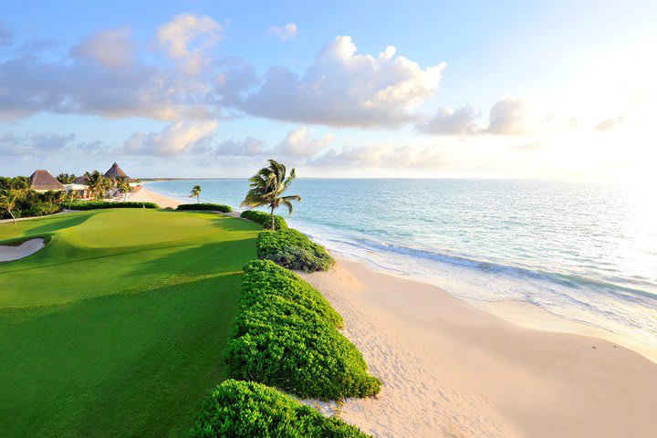 Vista del campo de golf